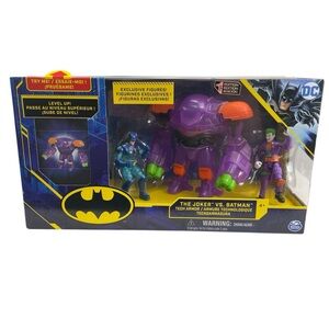 DC The Joker vs Batman Tech Armor Action Figure Playset Toy NEW